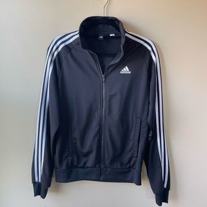 Adidas Black zippered jacket
